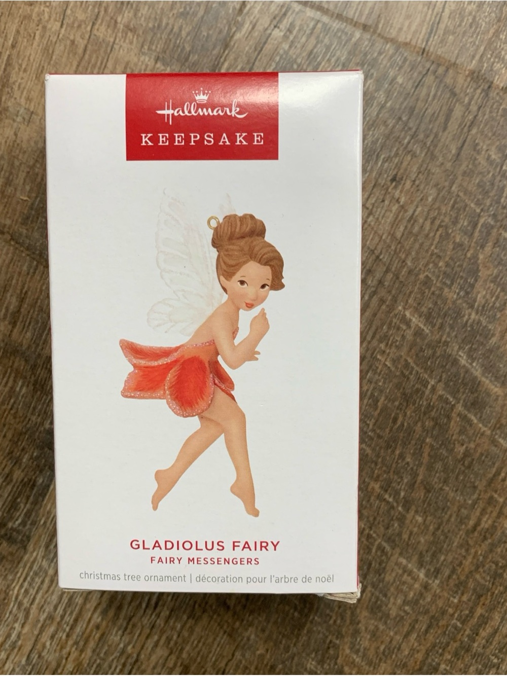 Hallmark Keepsake Gladiolus Fairy Ornament - Red